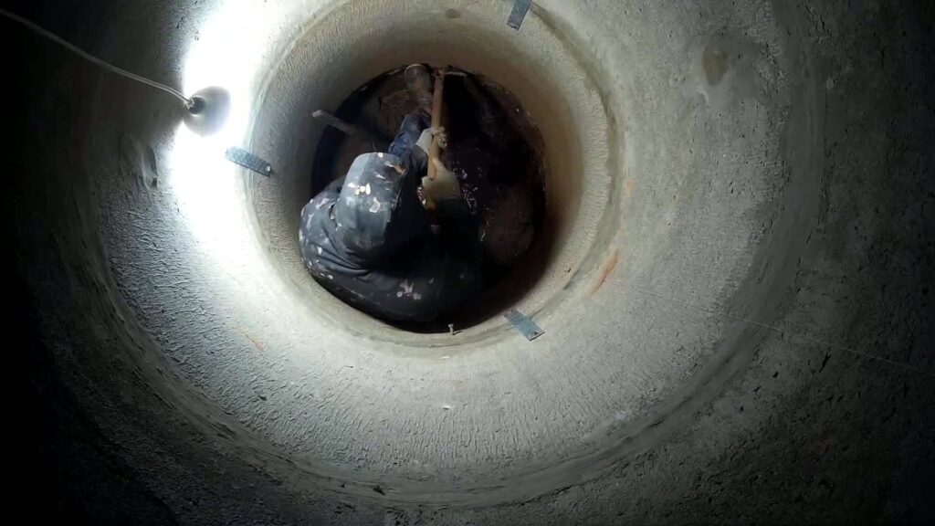 углубление колодцев